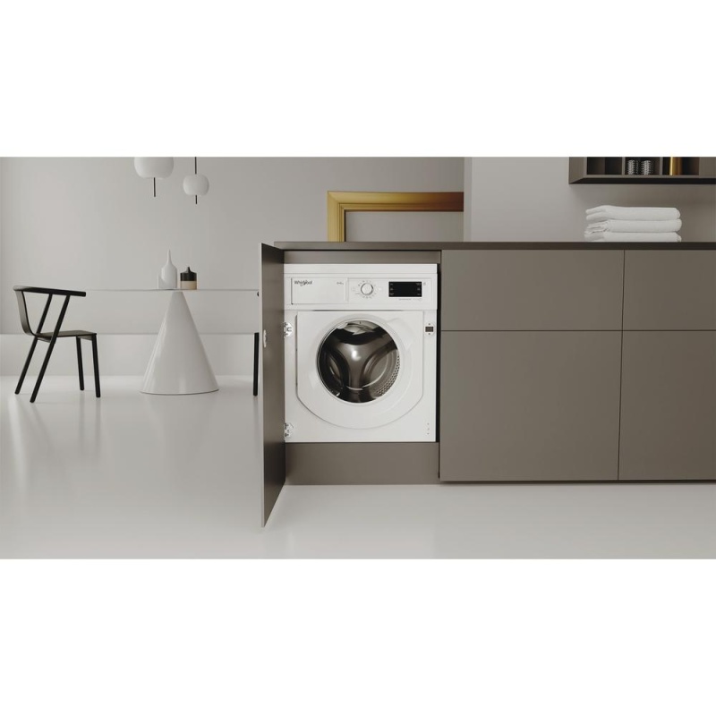 9/6KG Integrated Washer Dryer | Whirlpool BIWDWG961485 | 6th Sense Technology - Image 16