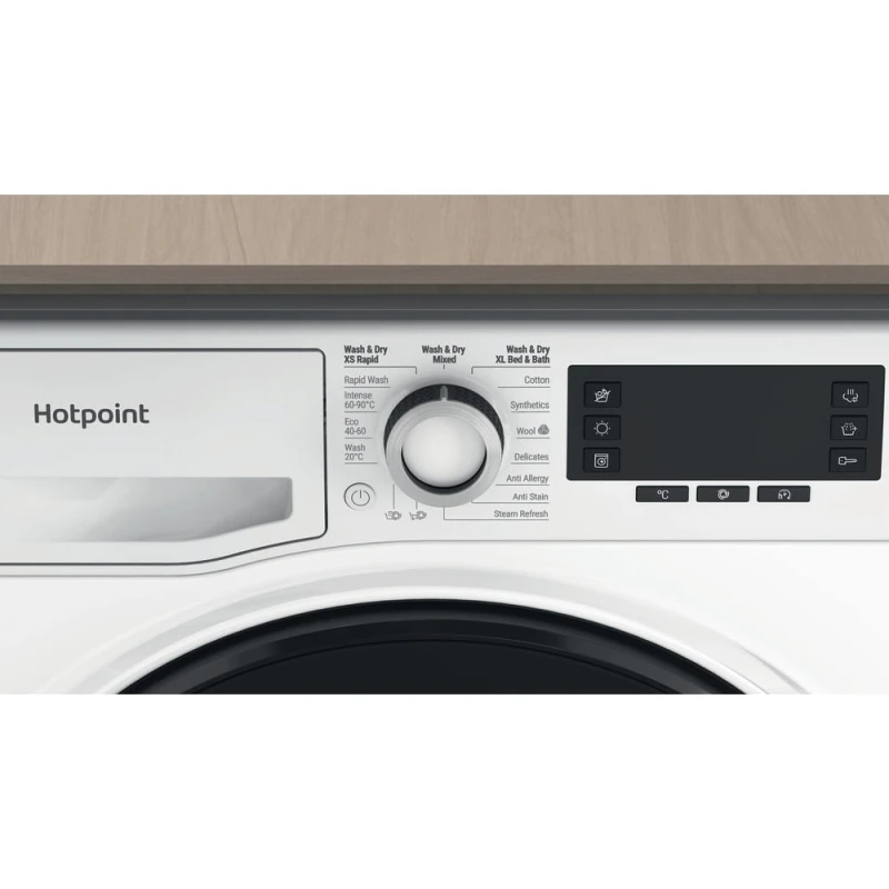 9/6KG ActiveCare Washer Dryer | Hotpoint NDD9636DAUK | A-Rated Wash White - Image 42