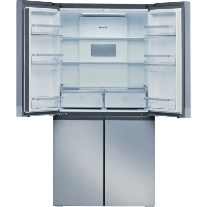 594L Four Door American Fridge Freezer | Hotpoint HQ9B1L1 | Active Fresh Steel - Image 2