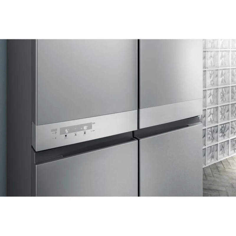 594L Four Door American Fridge Freezer | Hotpoint HQ9B1L1 | Active Fresh Steel - Image 6