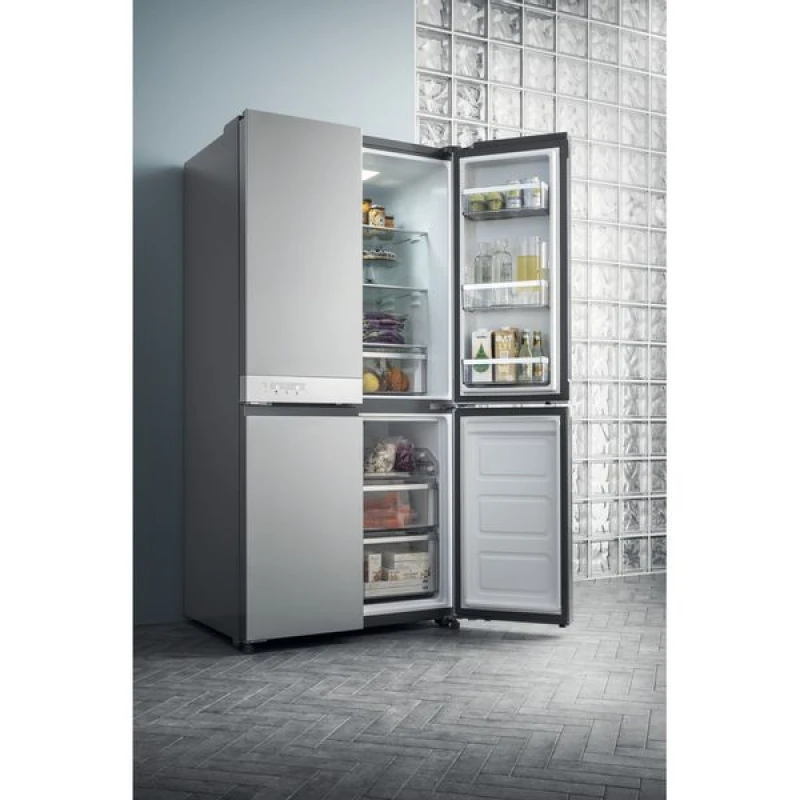 594L Four Door American Fridge Freezer | Hotpoint HQ9B1L1 | Active Fresh Steel - Image 5