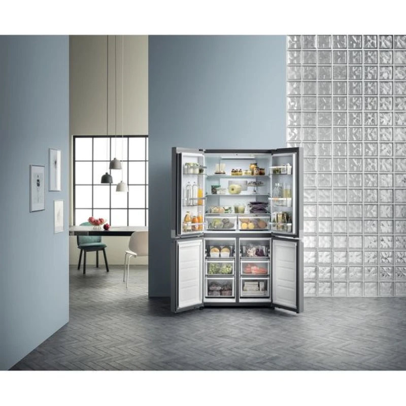 594L Four Door American Fridge Freezer | Hotpoint HQ9B1L1 | Active Fresh Steel - Image 38