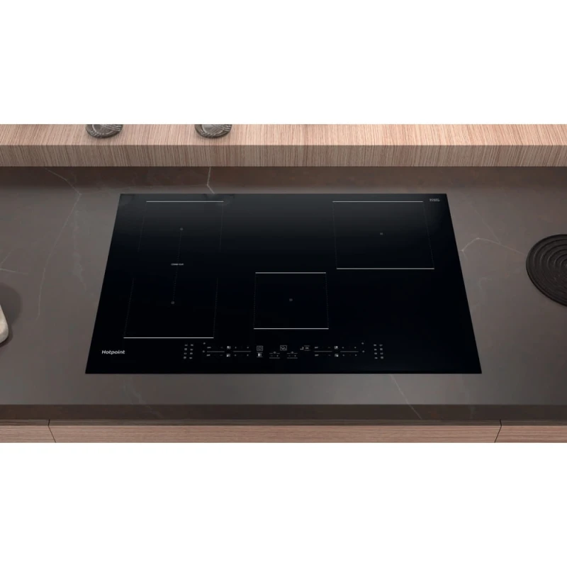 77cm 4 Zone Induction Hob | Hotpoint TB3977BBF | Touch Control Black - Image 16