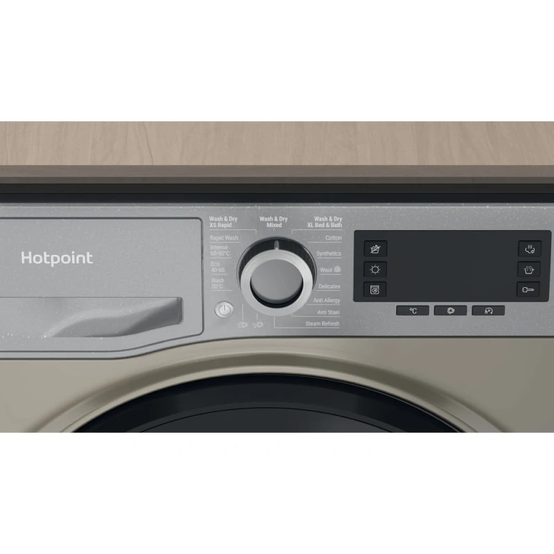 9/6KG ActiveCare Washer Dryer | Hotpoint NDD9636GDAUK | A-Rated Graphite - Image 4