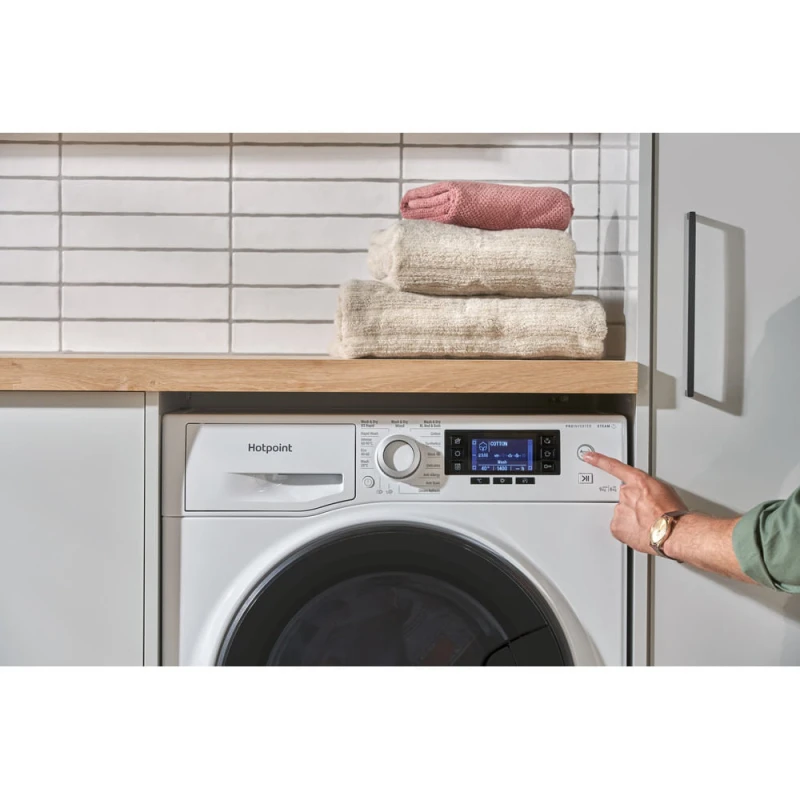 9/6KG ActiveCare Washer Dryer | Hotpoint NDD9636DAUK | A-Rated Wash White - Image 35