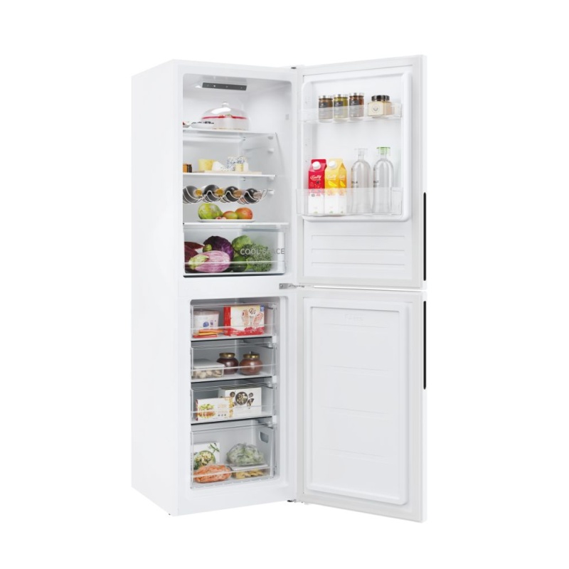 252L Low Frost Fridge Freezer | Hoover HVCT3L517FWKR | F-Rated White - Image 3