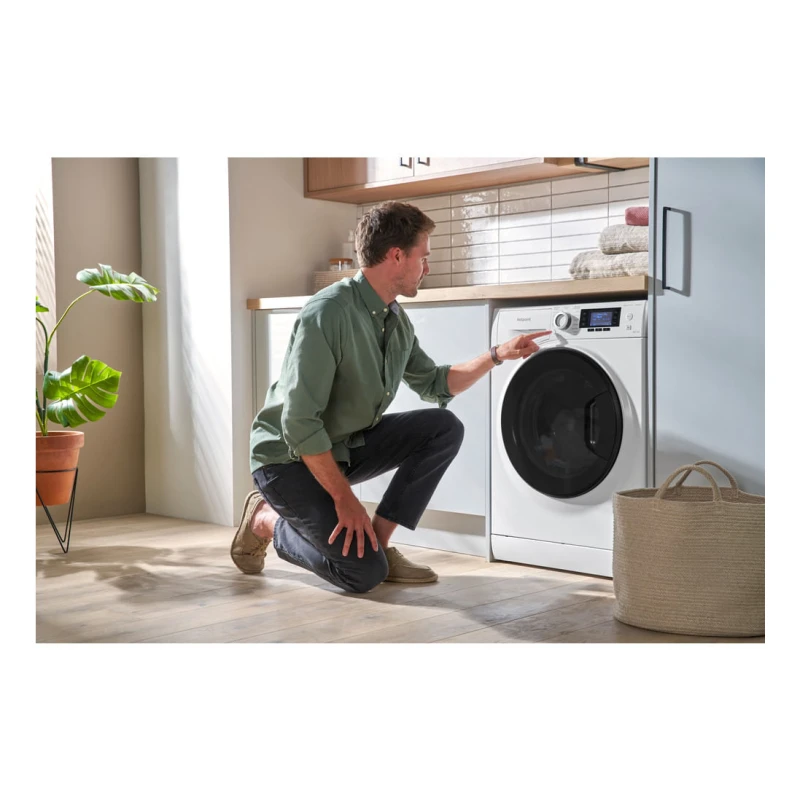 9/6KG ActiveCare Washer Dryer | Hotpoint NDD9636DAUK | A-Rated Wash White - Image 12