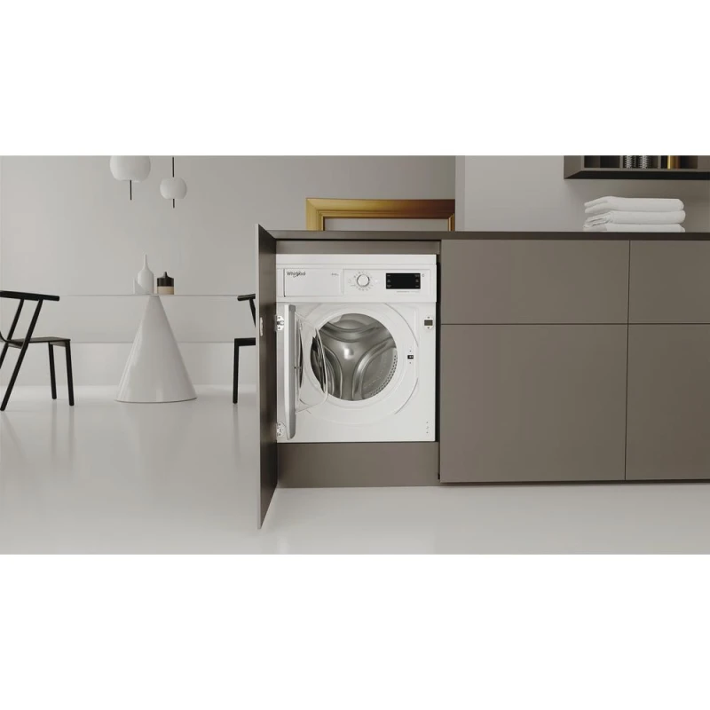 9/6KG Integrated Washer Dryer | Whirlpool BIWDWG961485 | 6th Sense Technology - Image 11