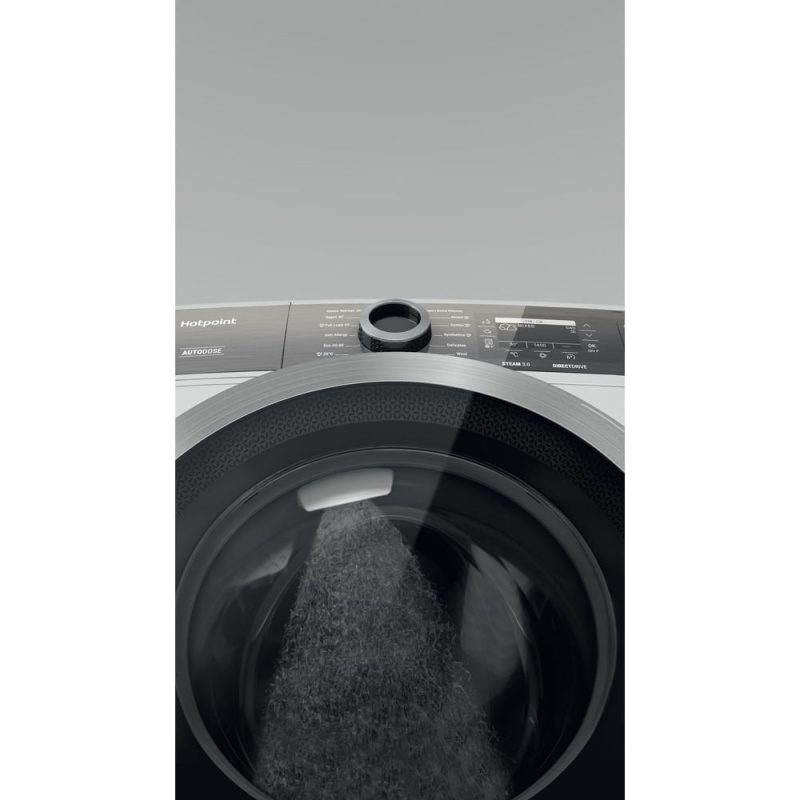 9KG GentlePower Washing Machine | Hotpoint H8W946WBUK | A-Rated White - Image 7