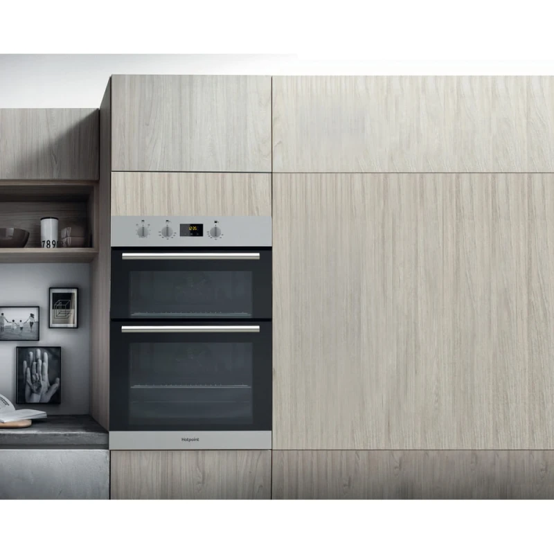 116L Built-In Double Oven | Hotpoint DD2540IX | A-Rated Stainless Steel - Image 2