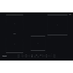 77cm 4 Zone Induction Hob | Hotpoint TB3977BBF | Touch Control Black - Image 9