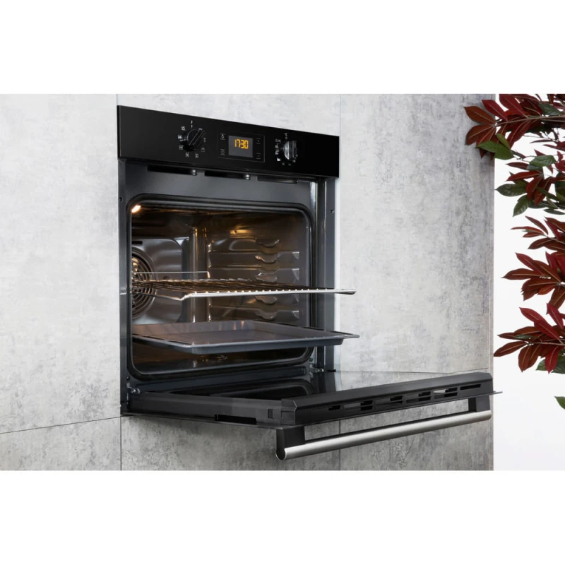 66L Built-In Single Electric Oven | Hotpoint SA2540HBL | A-Rated Black - Image 3