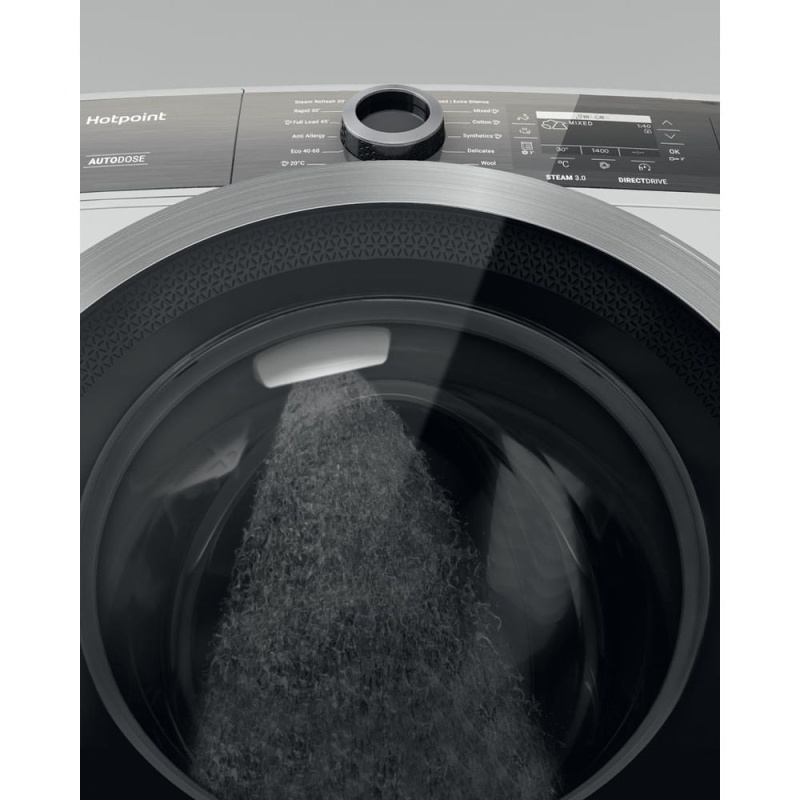 9KG GentlePower Washing Machine | Hotpoint H8W946WBUK | A-Rated White - Image 11