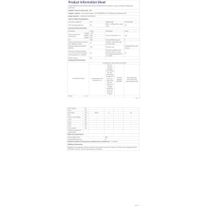 252L Tall Larder Fridge | Beko LSG454W | E-Rated White - Image 16