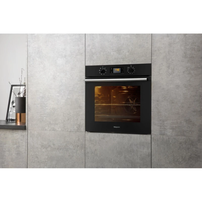 66L Built-In Single Electric Oven | Hotpoint SA2540HBL | A-Rated Black - Image 17