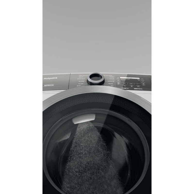 9KG GentlePower Washing Machine | Hotpoint H8W946WBUK | A-Rated White - Image 12