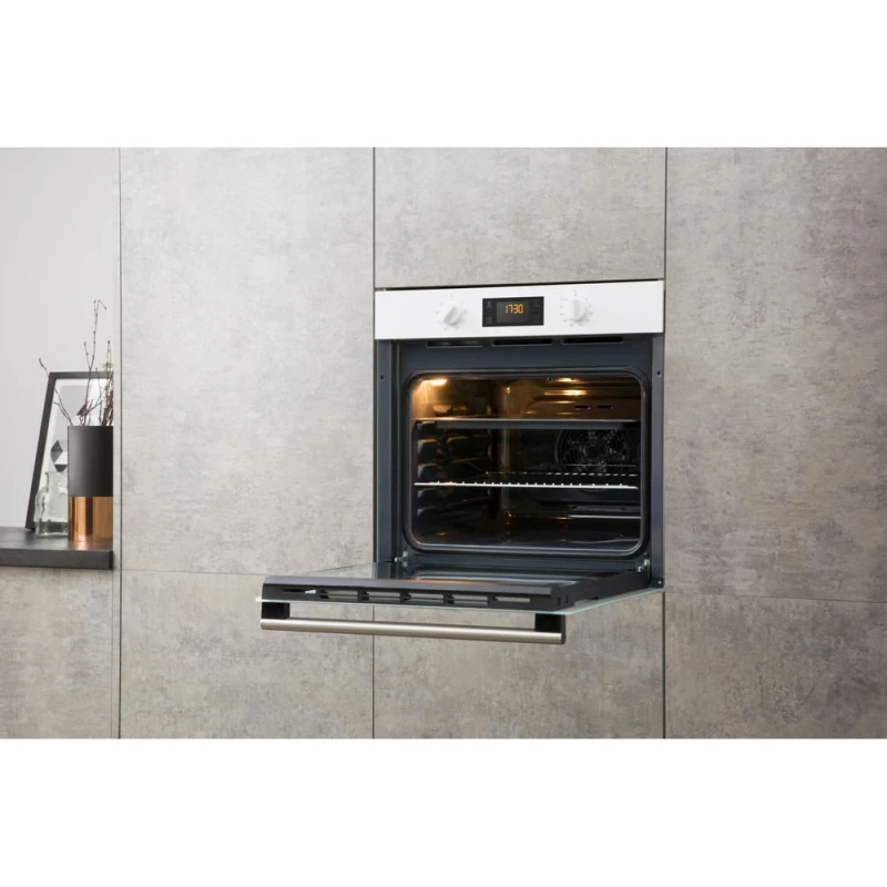 66L Built-In Single Electric Oven | Hotpoint SA2540HWH | A-Rated White - Image 8