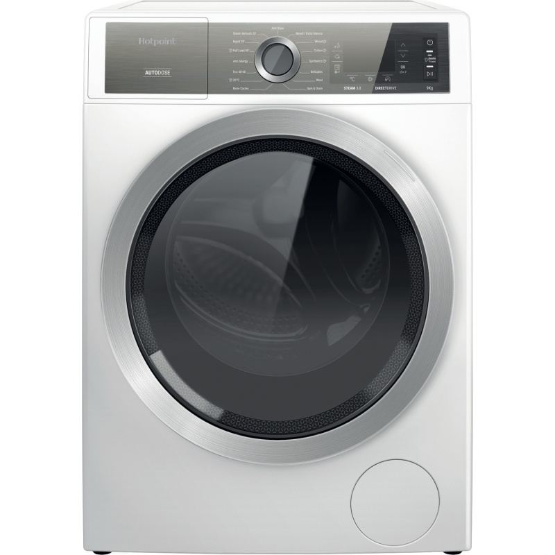 9KG GentlePower Washing Machine | Hotpoint H8W946WBUK | A-Rated White - Image 31