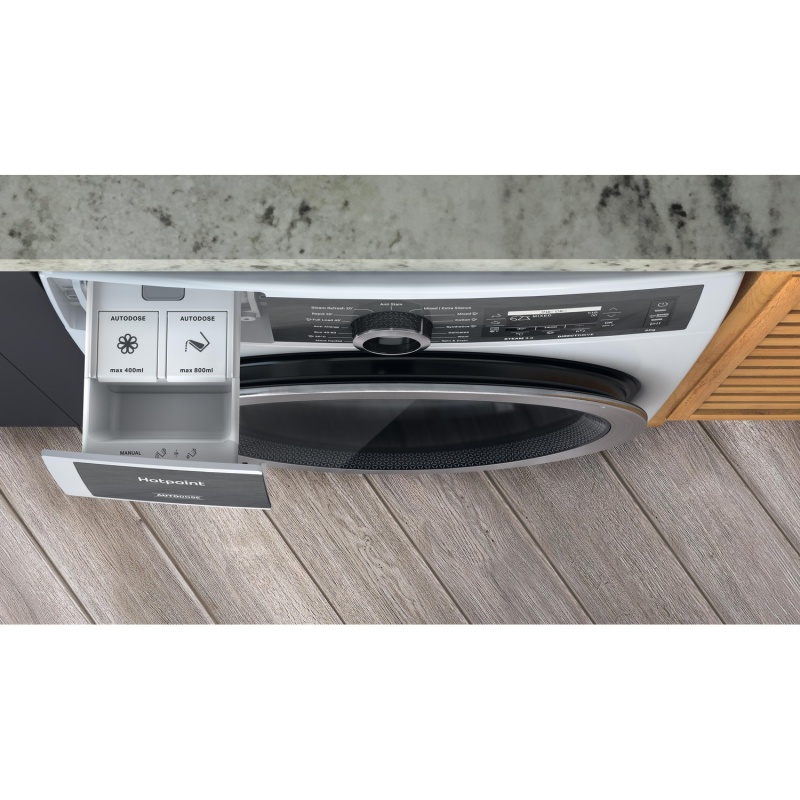9KG GentlePower Washing Machine | Hotpoint H8W946WBUK | A-Rated White - Image 33
