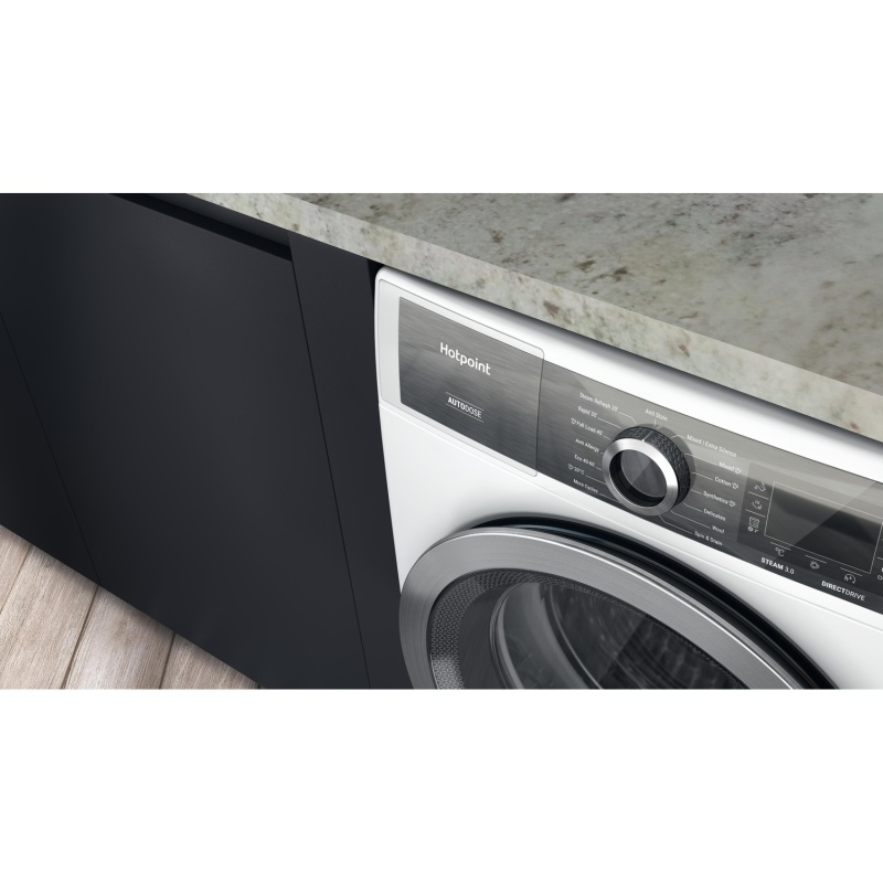 9KG GentlePower Washing Machine | Hotpoint H8W946WBUK | A-Rated White - Image 41