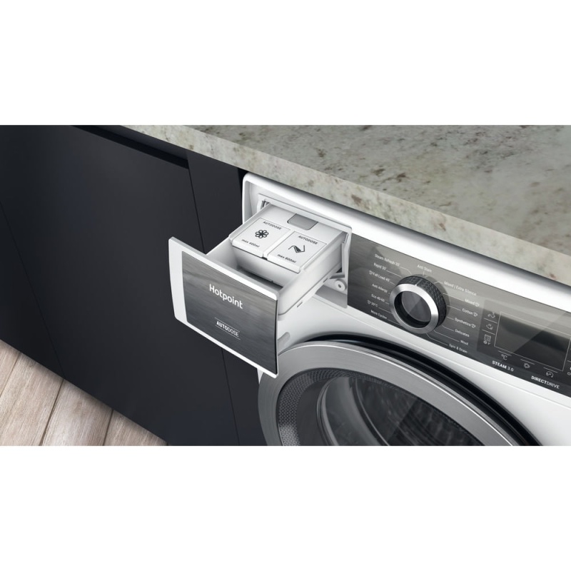 9KG GentlePower Washing Machine | Hotpoint H8W946WBUK | A-Rated White - Image 14