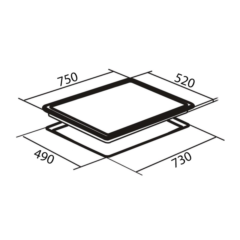 75cm 5 Zone Induction Hob | SIA INDH75BL | Touch Control Black - Image 6