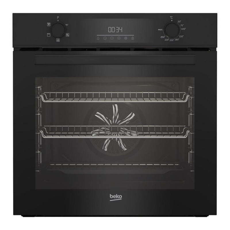72L Built-In Single Fan Oven | Beko BBIF22300B | AeroPerfect Black