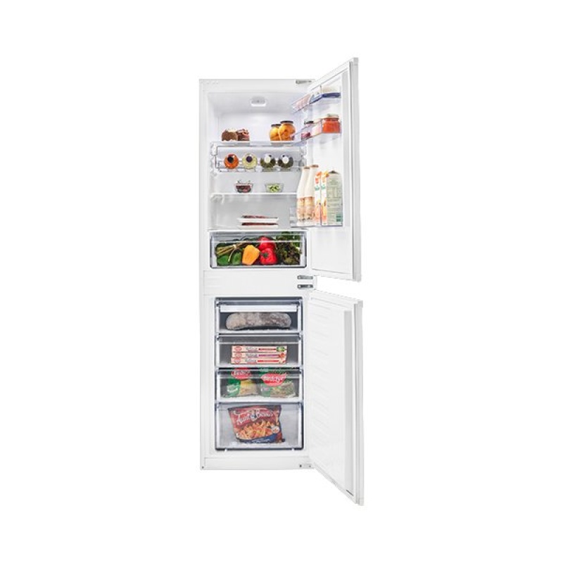 265L 50/50 Integrated Fridge Freezer | Beko BCSD150 | F-Rated White