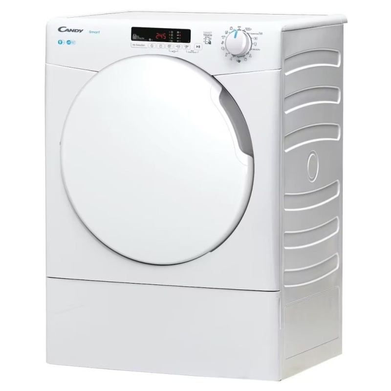 9KG Vented Tumble Dryer | Candy CSEV9DF | Smart Touch White