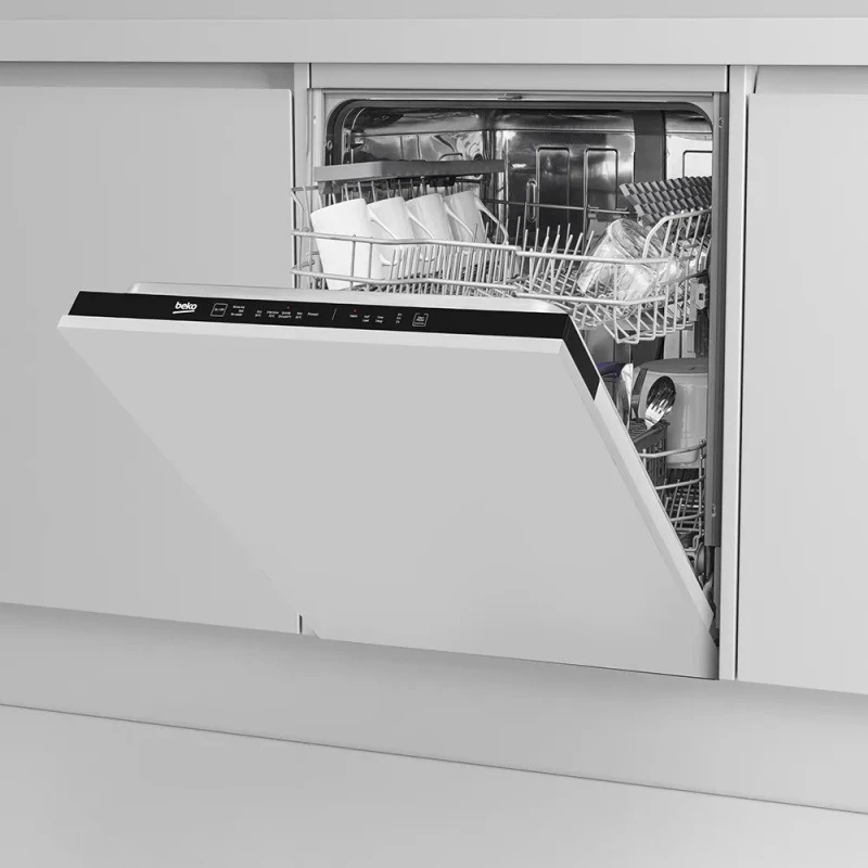 13 Place Integrated Dishwasher | Beko DIN15320 | 30-Min Quick Wash