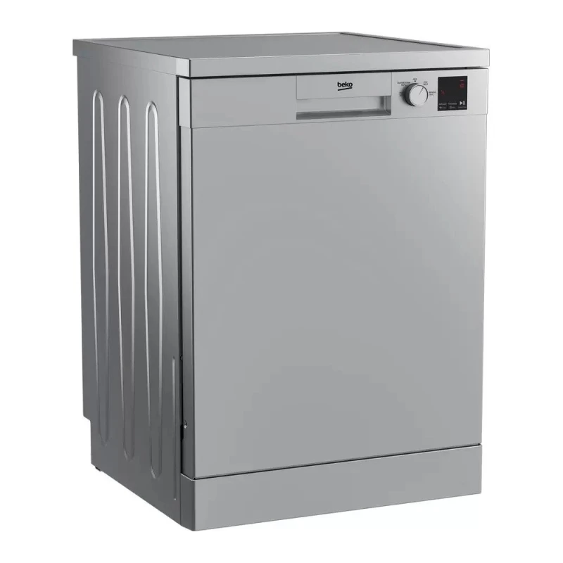 13 Place Freestanding Dishwasher | Beko DVN04X20S | 30-Min Quick Wash Silver