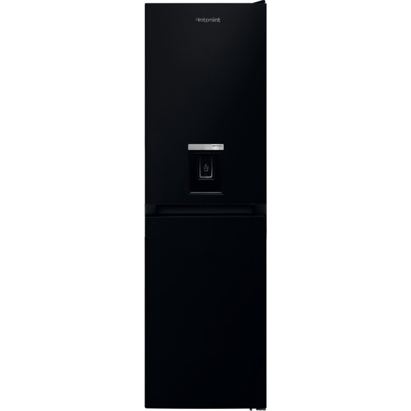 248L No Frost Fridge Freezer | Hotpoint HBNF 55181 B AQUA UK 1 | Black