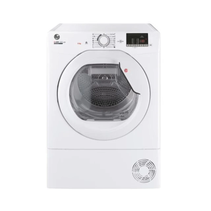 9KG Condenser Tumble Dryer | Hoover HLEC9DE | B-Rated White
