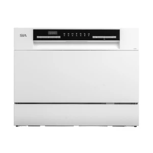 6 Place Table Top Dishwasher | SIA TTD6W | Compact White