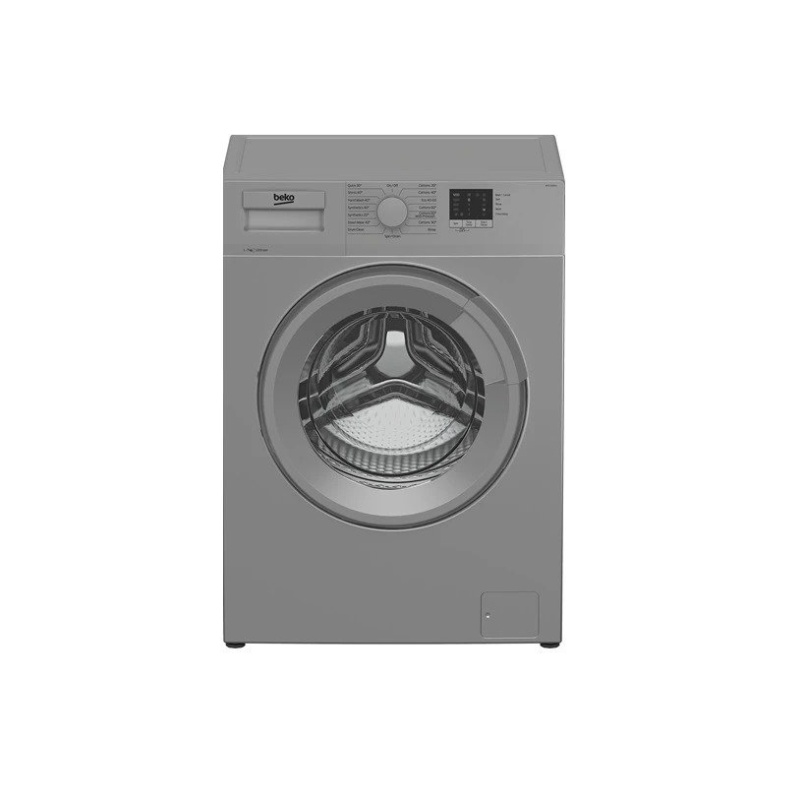 7KG 1200rpm Washing Machine | Beko WTL72051S | D-Rated Silver