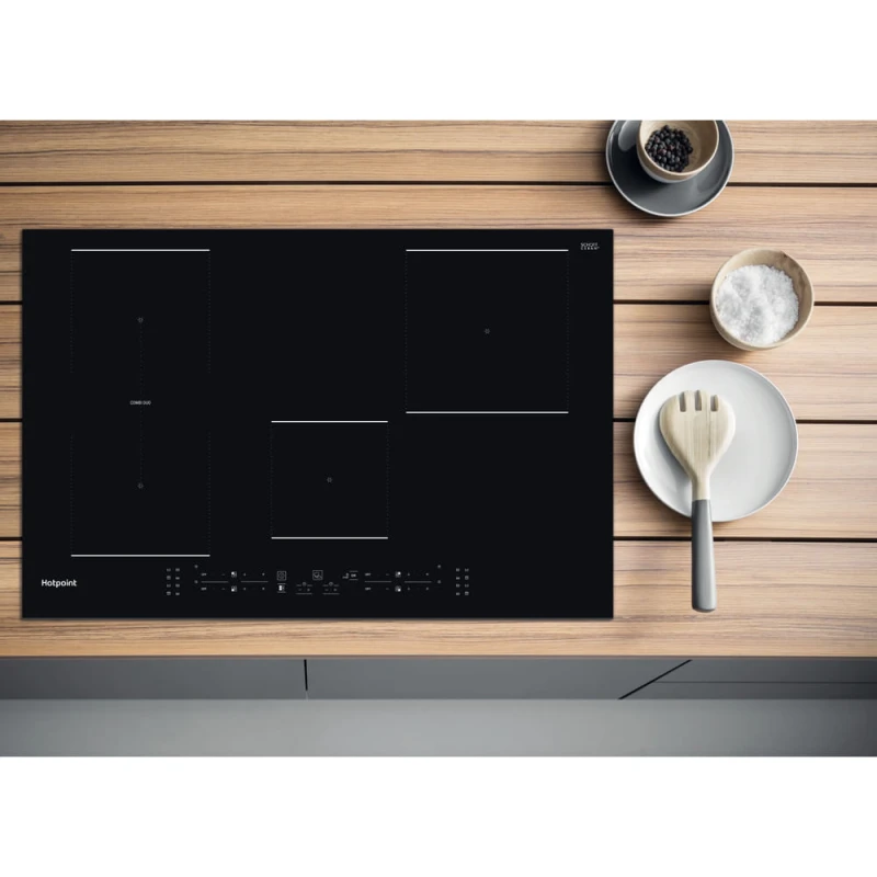 77cm 4 Zone Induction Hob | Hotpoint TB3977BBF | Touch Control Black - Image 17