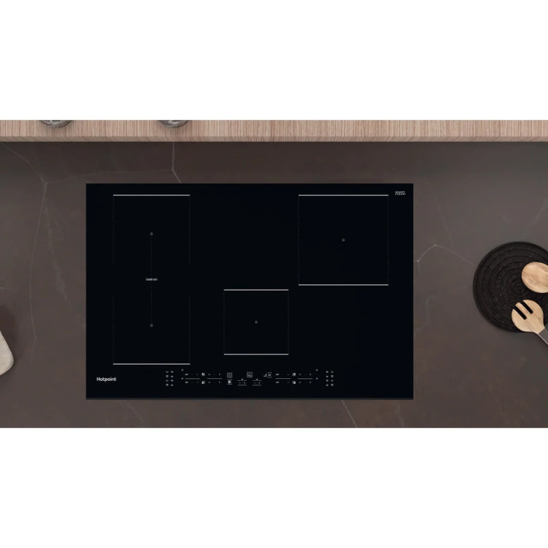 77cm 4 Zone Induction Hob | Hotpoint TB3977BBF | Touch Control Black - Image 18