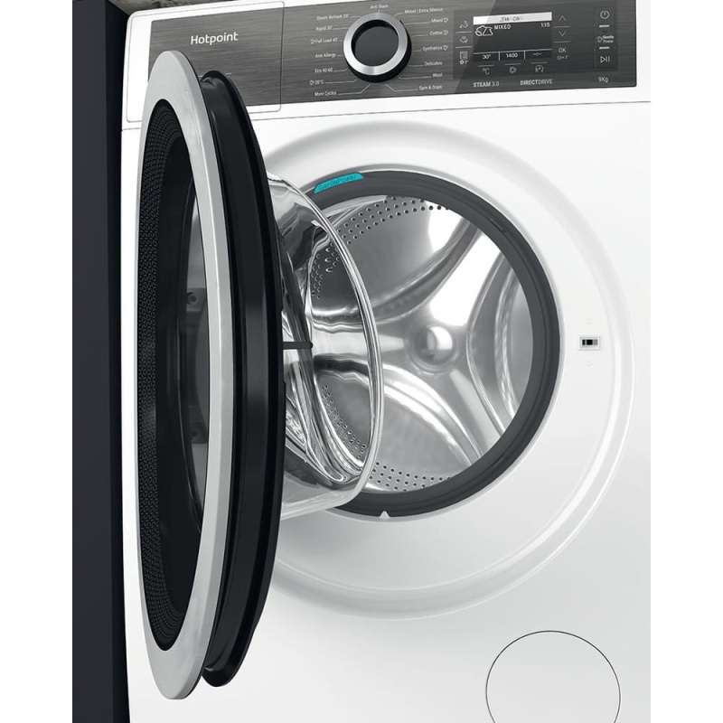 9KG GentlePower Washing Machine | Hotpoint H8W946WBUK | A-Rated White - Image 51