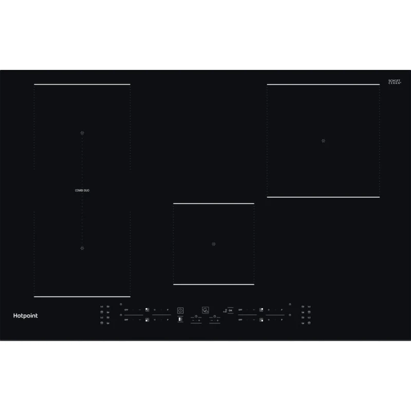 77cm 4 Zone Induction Hob | Hotpoint TB3977BBF | Touch Control Black - Image 21
