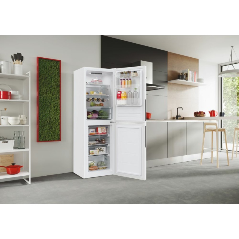 252L Low Frost Fridge Freezer | Hoover HVCT3L517FWKR | F-Rated White - Image 8