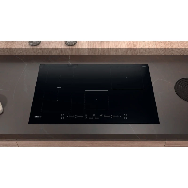 77cm 4 Zone Induction Hob | Hotpoint TB3977BBF | Touch Control Black - Image 24