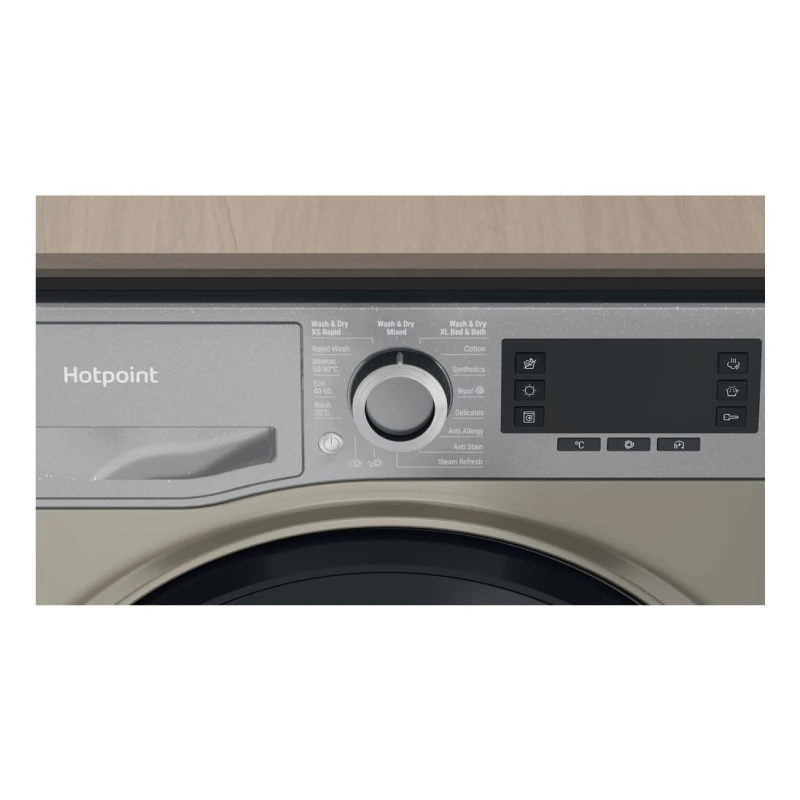 9/6KG ActiveCare Washer Dryer | Hotpoint NDD9636GDAUK | A-Rated Graphite - Image 8