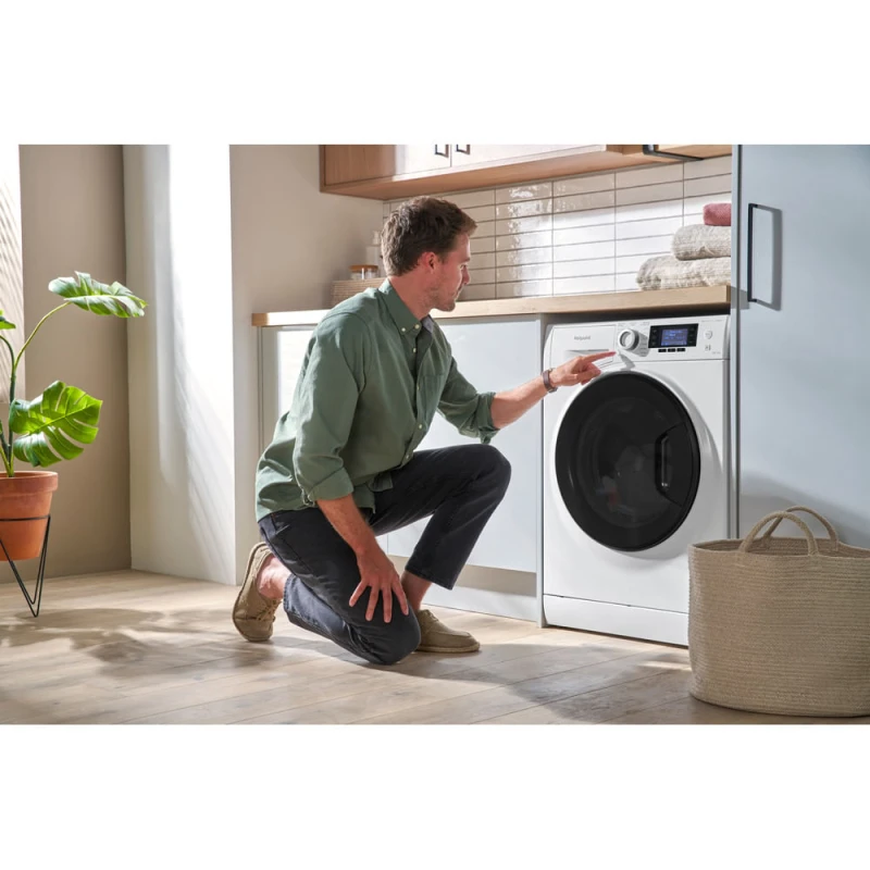 9/6KG ActiveCare Washer Dryer | Hotpoint NDD9636DAUK | A-Rated Wash White - Image 26