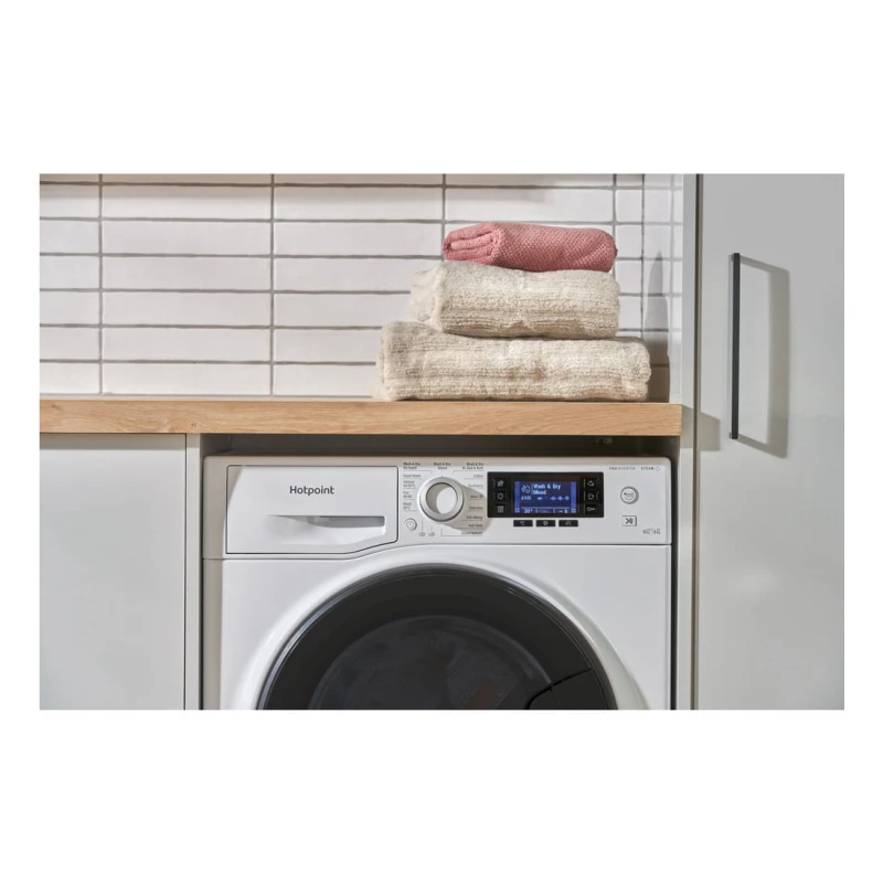 9/6KG ActiveCare Washer Dryer | Hotpoint NDD9636DAUK | A-Rated Wash White - Image 10