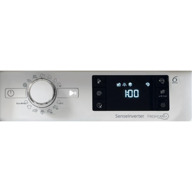 9/6KG Integrated Washer Dryer | Whirlpool BIWDWG961485 | 6th Sense Technology - Image 24