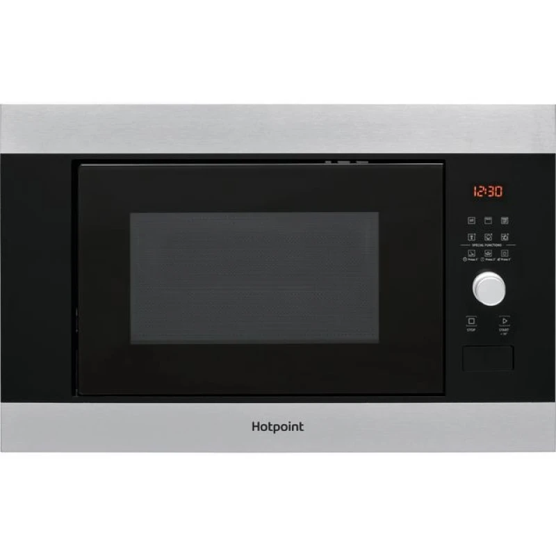 25L Built-in Microwave with Grill | Hotpoint MF25GIX | Stainless Steel