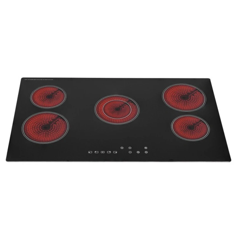 90cm Ceramic Hob | SIA CERH90BL | 5 Zone Touch Control