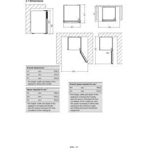 55cm Under Counter Freezer | Indesit I55ZM1120SUK | Low Frost Silver - Image 4