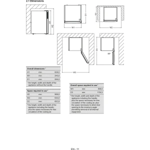 55cm Under Counter Freezer | Indesit I55ZM1120SUK | Low Frost Silver - Image 9