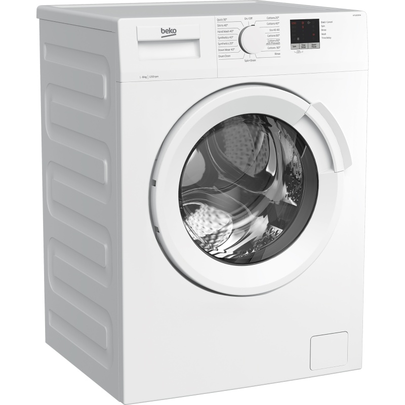 8KG 1200 Spin Washing Machine | Beko WTL82051W | 28-Min Quick Wash - Image 2